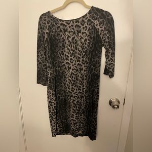 Express animal print Shealth Dress Size L